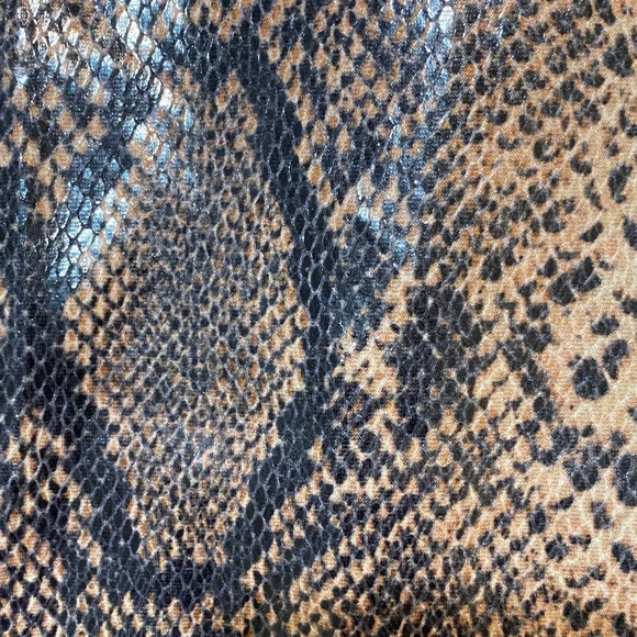 Missguided Shiny Snake Print Women's Jumpsuit Size 4 - Picture 10 of 10